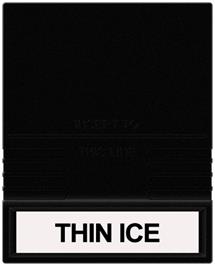 Cartridge artwork for Thin Ice on the Mattel Intellivision.