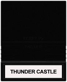 Cartridge artwork for Thunder Castle on the Mattel Intellivision.