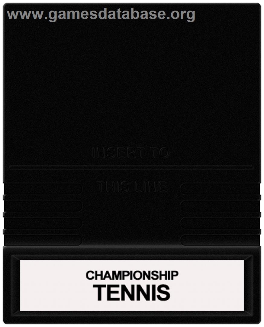 Championship Tennis - Mattel Intellivision - Artwork - Cartridge