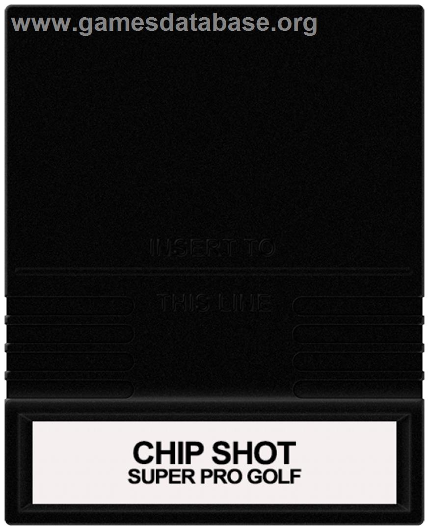 Chip Shot: Super Pro Golf - Mattel Intellivision - Artwork - Cartridge
