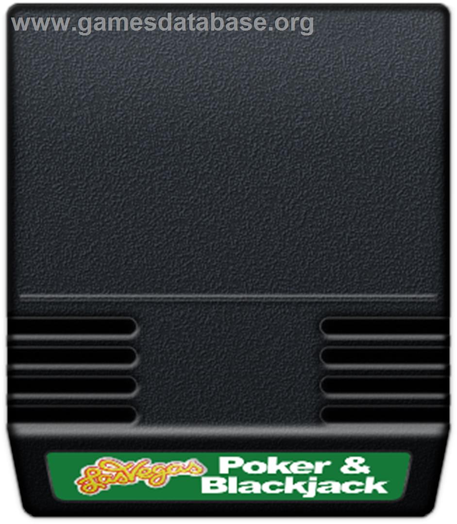 Las Vegas Blackjack and Poker - Mattel Intellivision - Artwork - Cartridge
