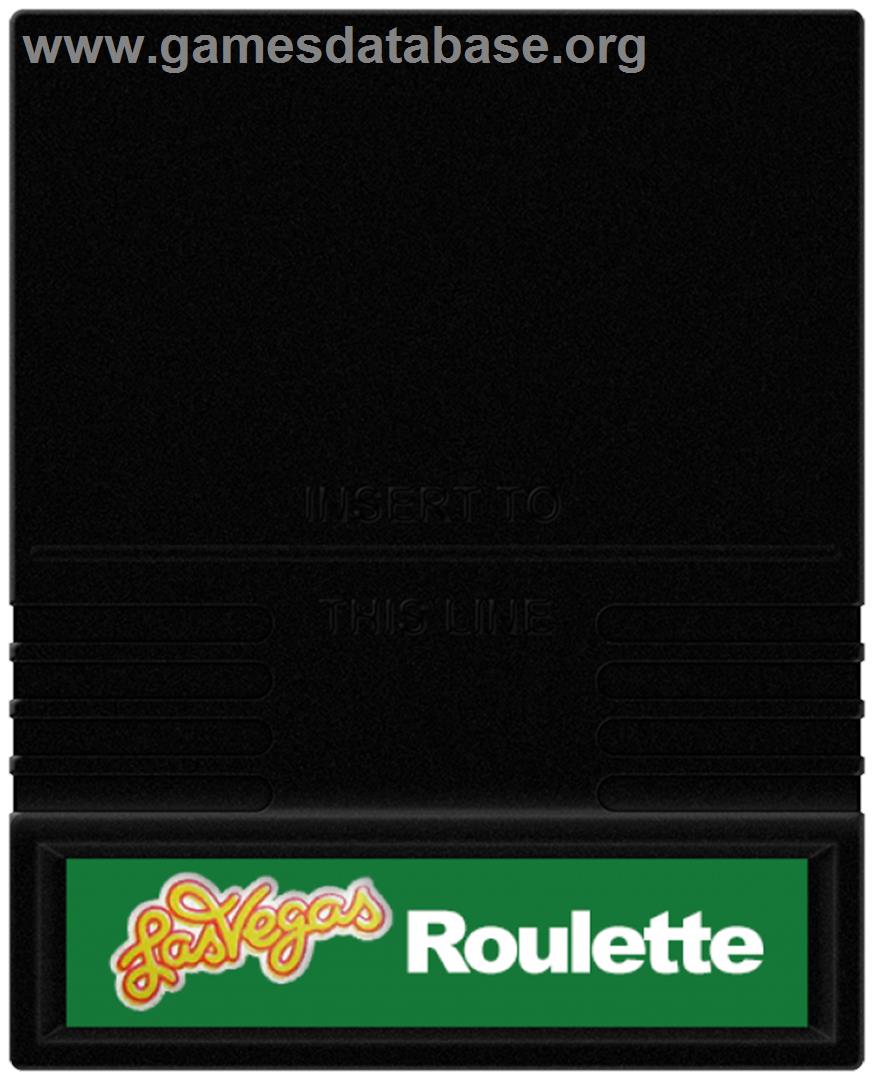 Las Vegas Roulette - Mattel Intellivision - Artwork - Cartridge