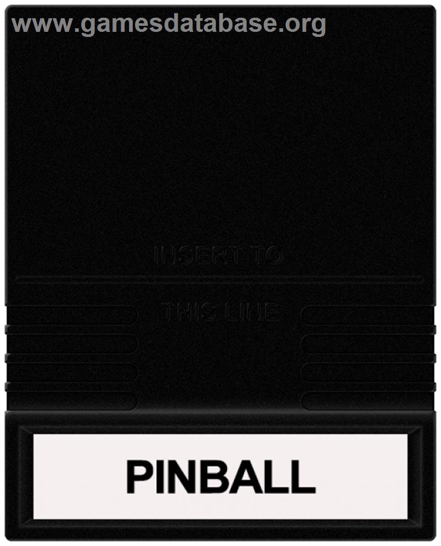 Pinball - Mattel Intellivision - Artwork - Cartridge