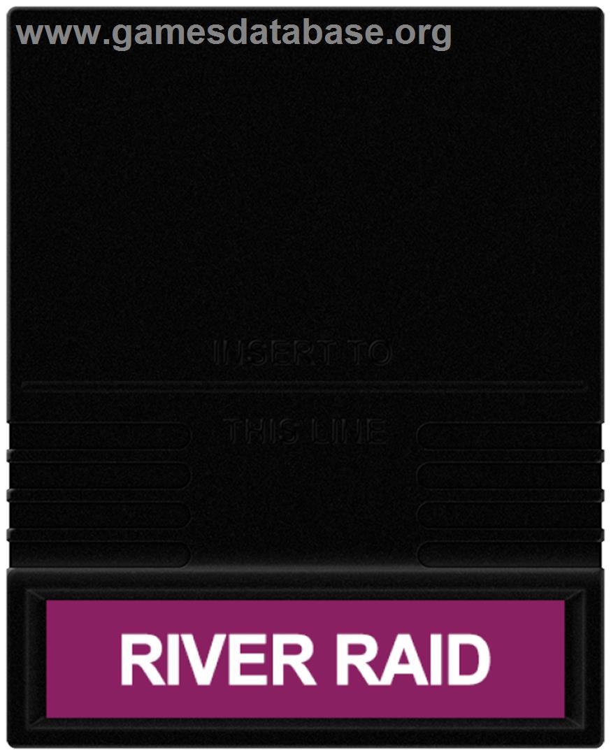 River Raid (Version 1) - Mattel Intellivision - Artwork - Cartridge