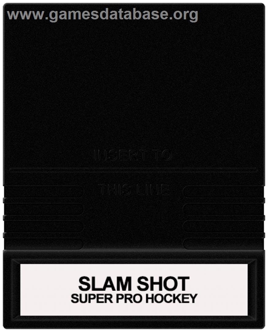 Slap Shot: Super Pro Hockey - Mattel Intellivision - Artwork - Cartridge