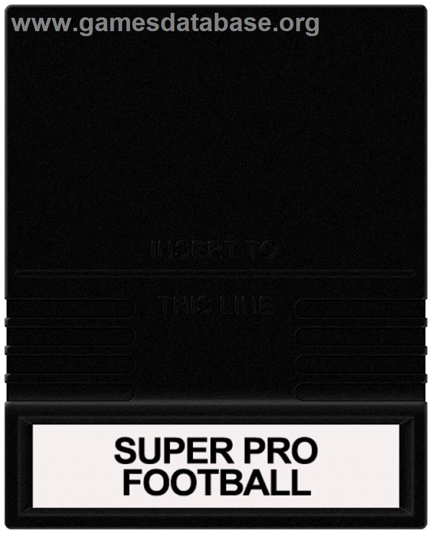 Super Pro Football - Mattel Intellivision - Artwork - Cartridge