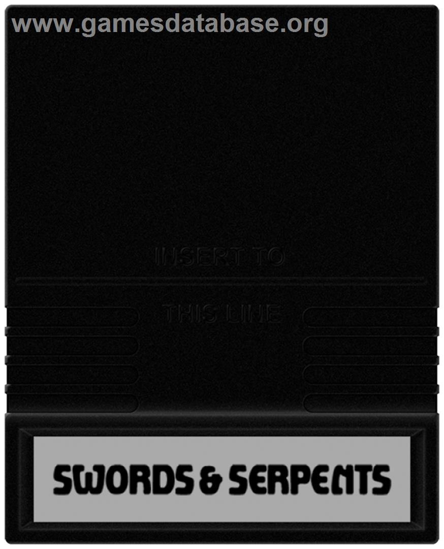 Swords and Serpents - Mattel Intellivision - Artwork - Cartridge