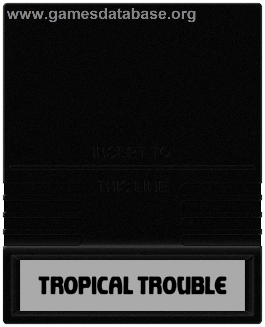 Tropical Trouble - Mattel Intellivision - Artwork - Cartridge