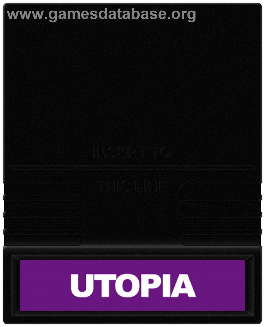 Utopia - Mattel Intellivision - Artwork - Cartridge