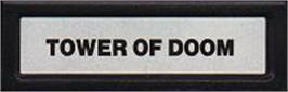 Top of cartridge artwork for Doom on the Mattel Intellivision.
