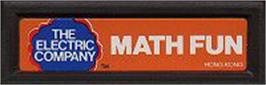 Top of cartridge artwork for Electric Company: Math Fun on the Mattel Intellivision.