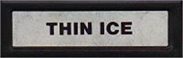 Top of cartridge artwork for Thin Ice on the Mattel Intellivision.