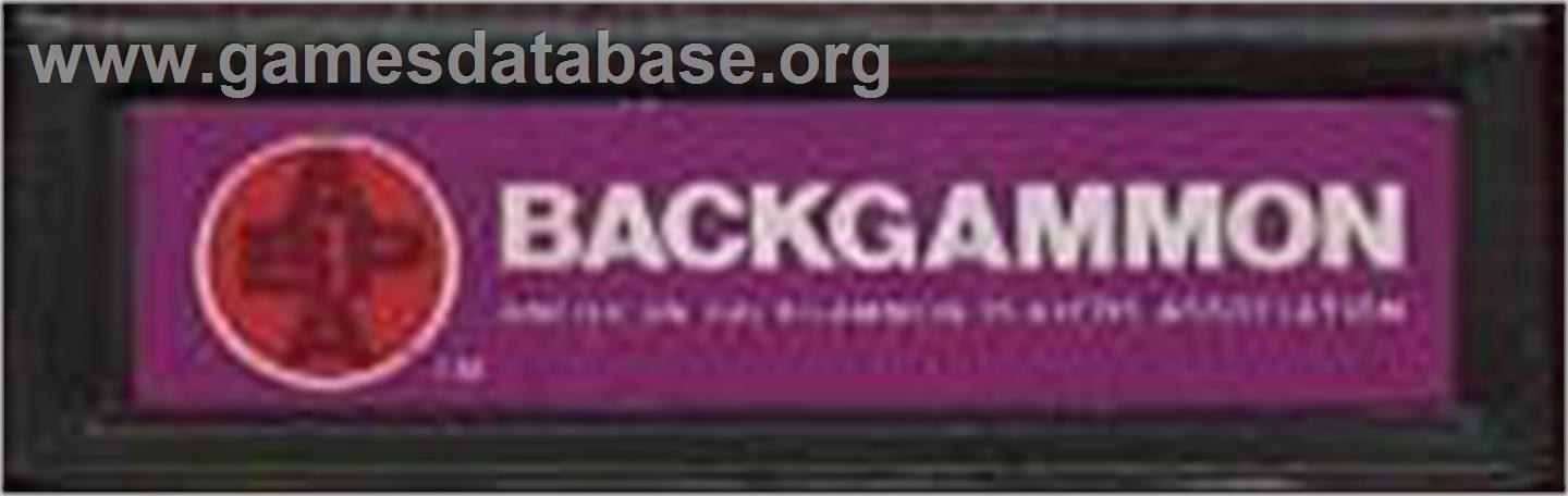 ABPA Backgammon - Mattel Intellivision - Artwork - Cartridge Top