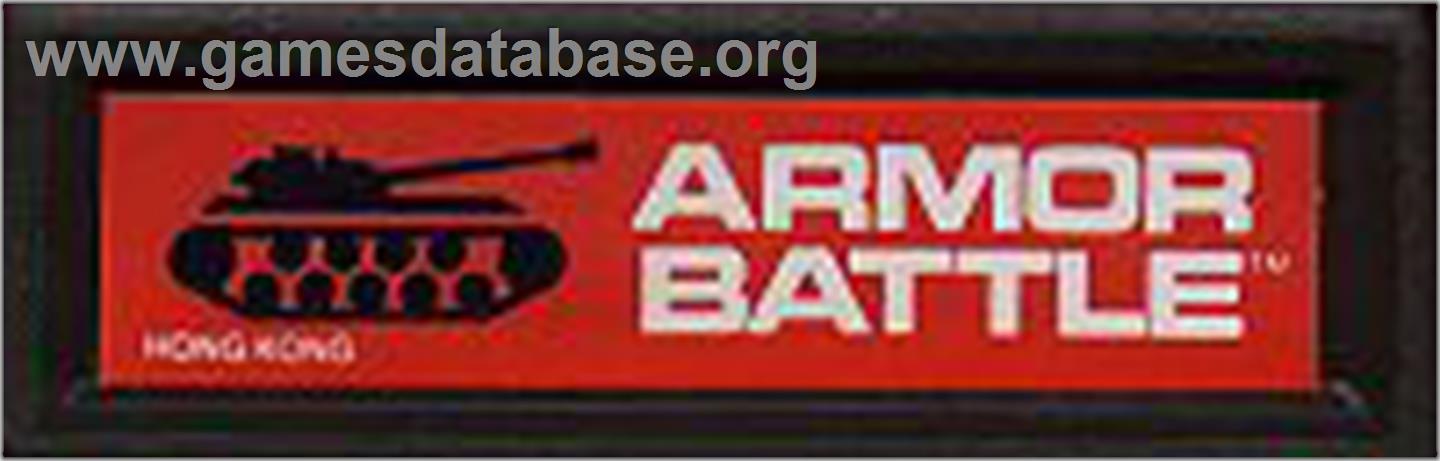 Armor Battle - Mattel Intellivision - Artwork - Cartridge Top