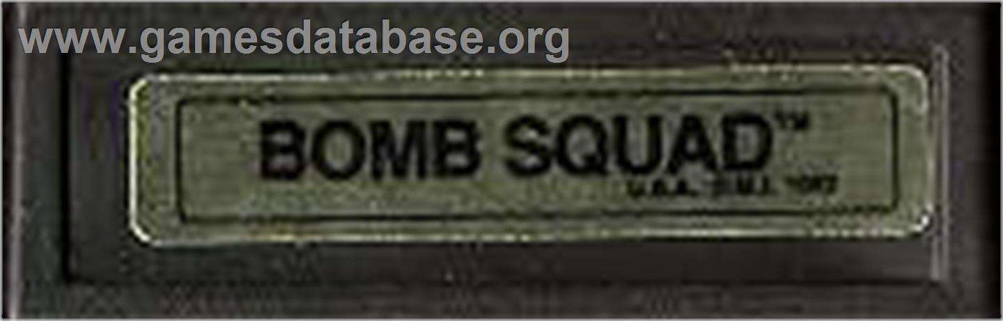 Bomb Squad - Mattel Intellivision - Artwork - Cartridge Top