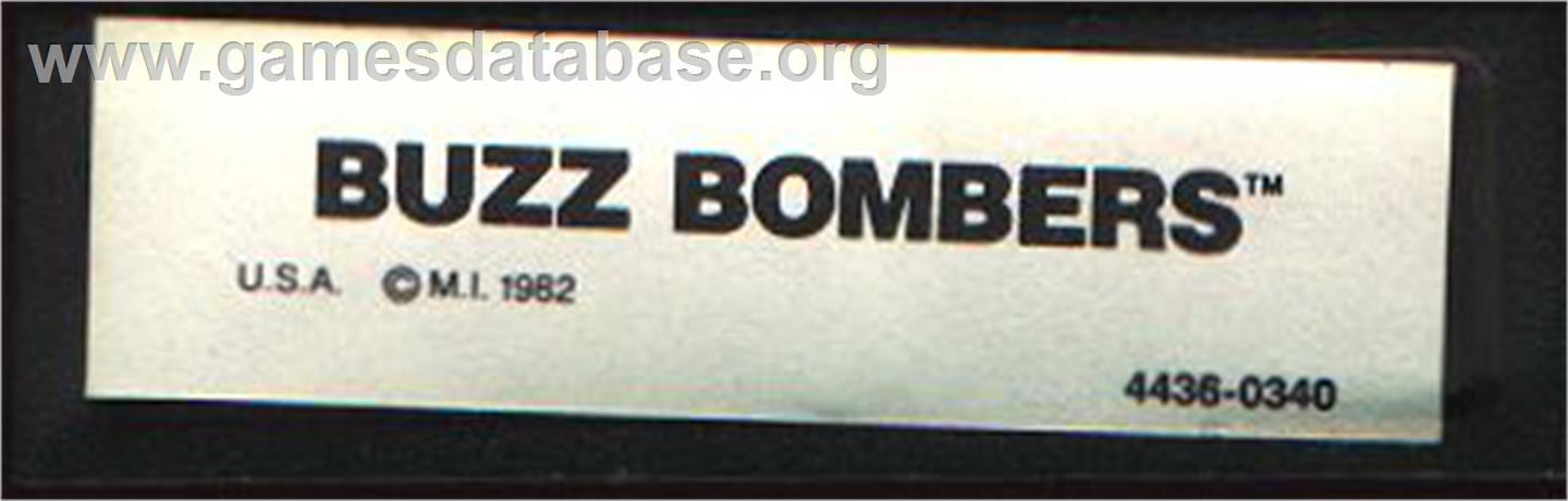 Buzz Bombers - Mattel Intellivision - Artwork - Cartridge Top