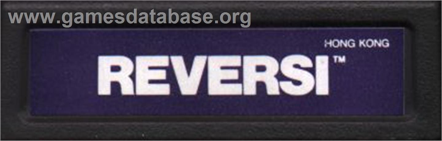 Reversi - Mattel Intellivision - Artwork - Cartridge Top