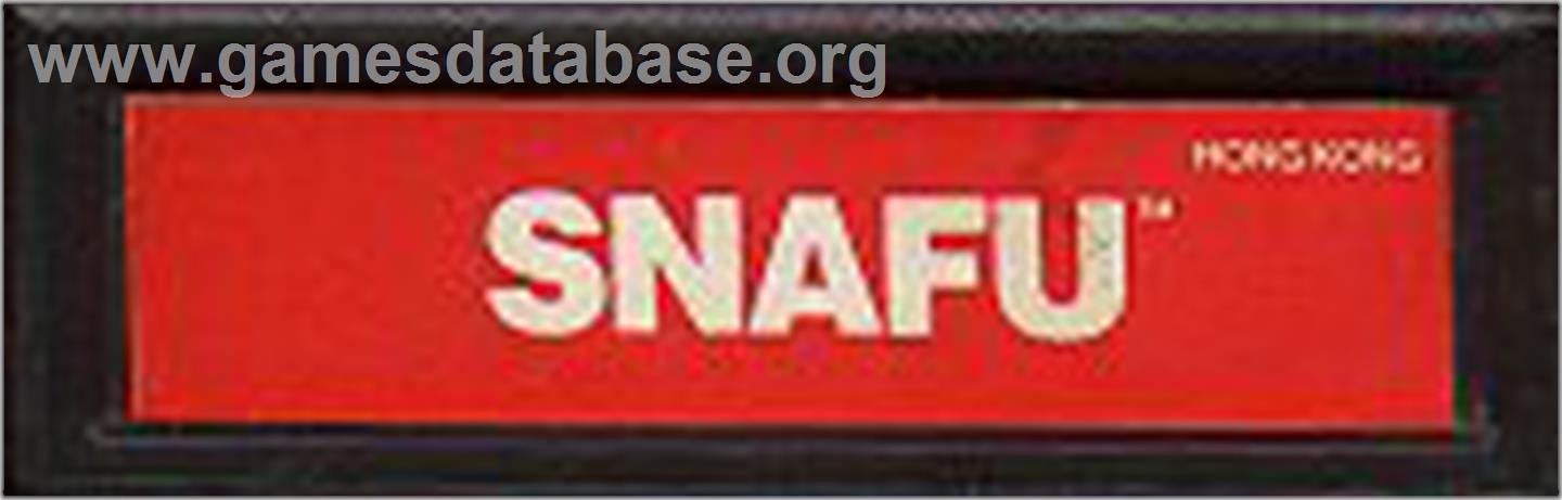 Snafu - Mattel Intellivision - Artwork - Cartridge Top