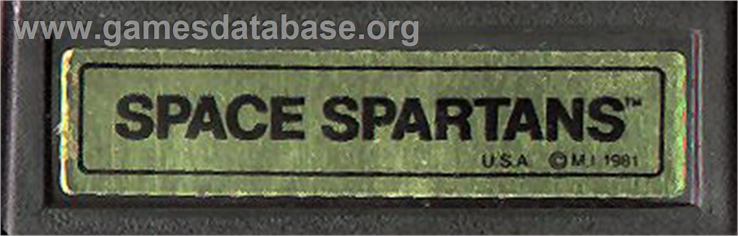 Space Spartans - Mattel Intellivision - Artwork - Cartridge Top