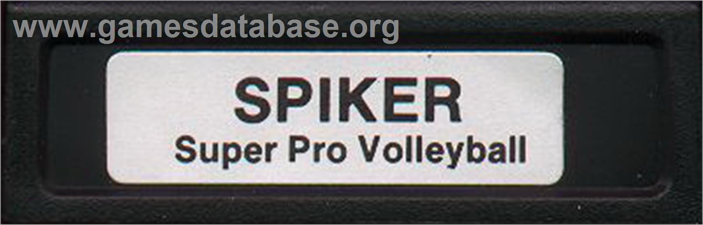 Spiker - Mattel Intellivision - Artwork - Cartridge Top