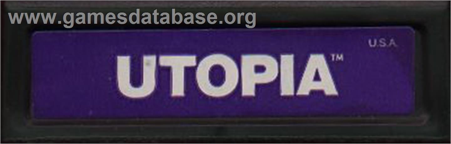 Utopia - Mattel Intellivision - Artwork - Cartridge Top
