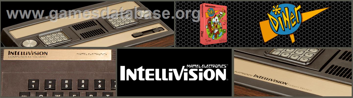 Diner - Mattel Intellivision - Artwork - Marquee