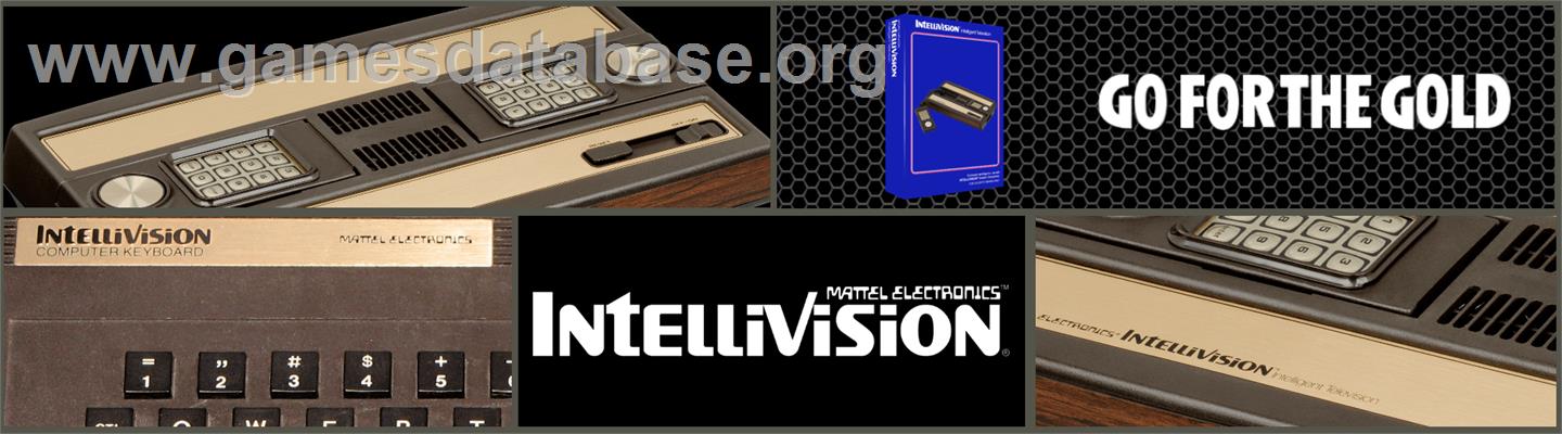 Go For the Gold - Mattel Intellivision - Artwork - Marquee