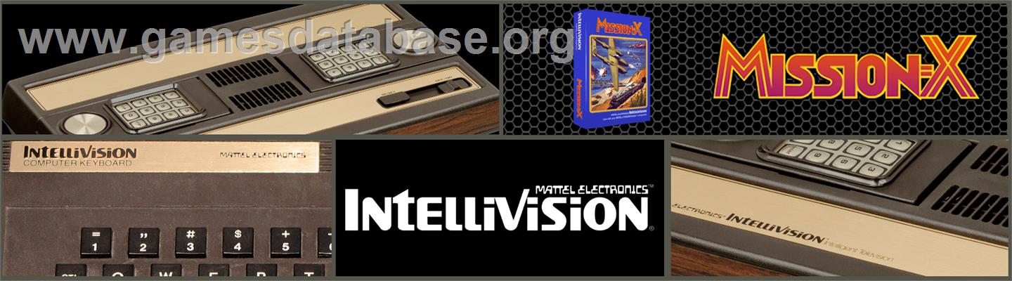 Mission-X - Mattel Intellivision - Artwork - Marquee