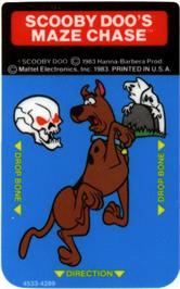 Overlay for Scooby Doo's Maze Chase on the Mattel Intellivision.
