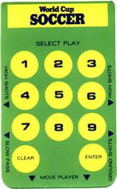 Overlay for World Cup Soccer on the Mattel Intellivision.