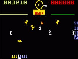 In game image of Carnival on the Mattel Intellivision.