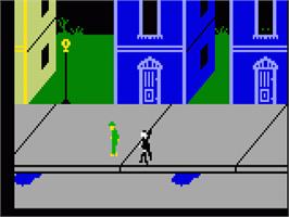 In game image of Dracula on the Mattel Intellivision.