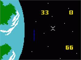 In game image of Dreadnaught Factor on the Mattel Intellivision.