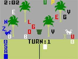 In game image of Electric Company: Word Fun on the Mattel Intellivision.