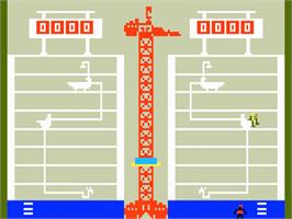 In game image of Hard Hat on the Mattel Intellivision.