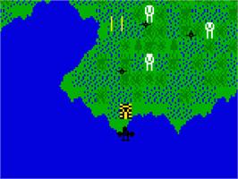 In game image of Mission-X on the Mattel Intellivision.