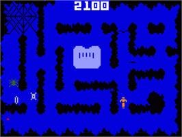 In game image of Night Stalker on the Mattel Intellivision.