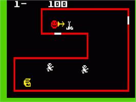 In game image of Venture on the Mattel Intellivision.