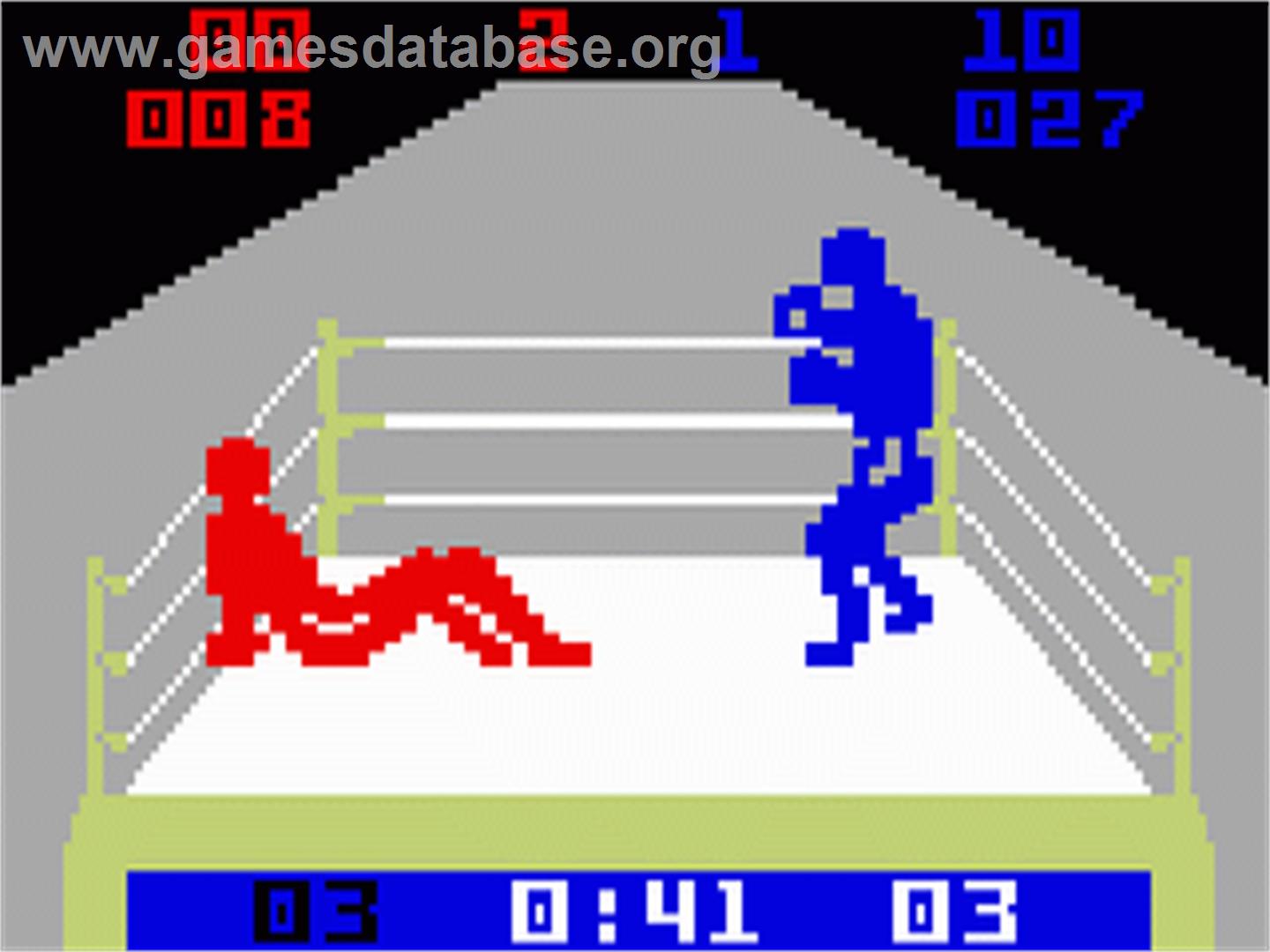 Boxing - Mattel Intellivision - Artwork - In Game