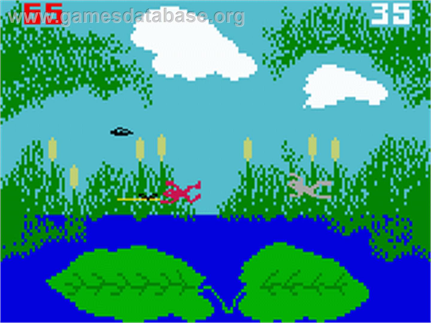 Frog Bog - Mattel Intellivision - Artwork - In Game