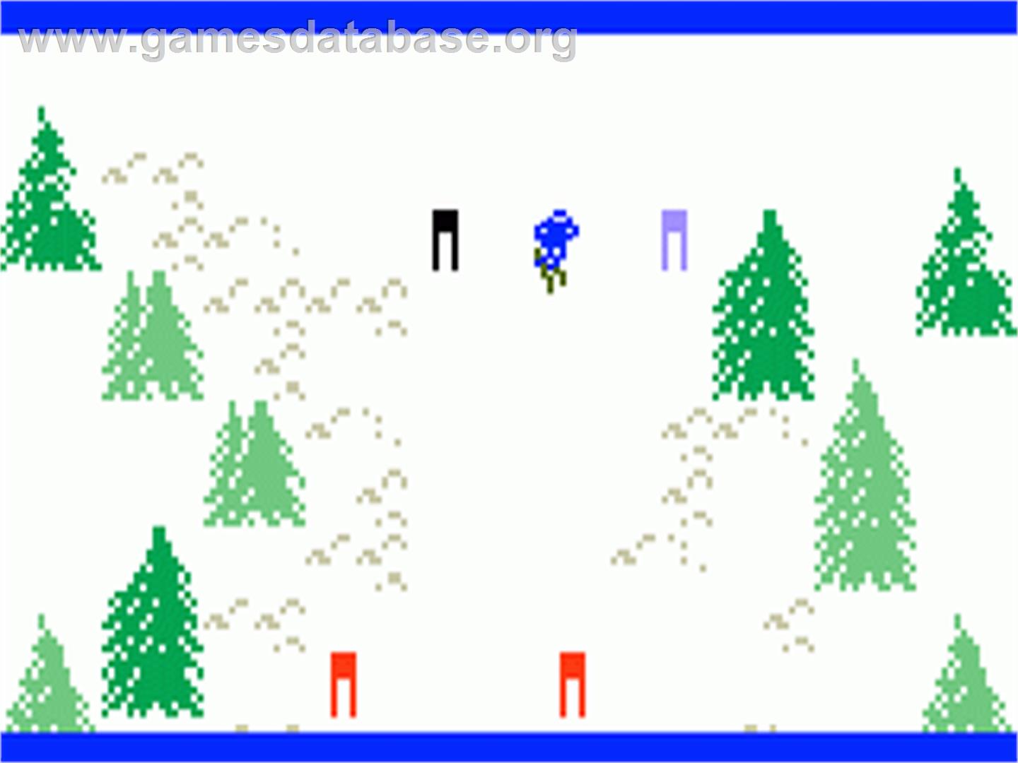 Mountain Madness: Super Pro Skiing - Mattel Intellivision - Artwork - In Game