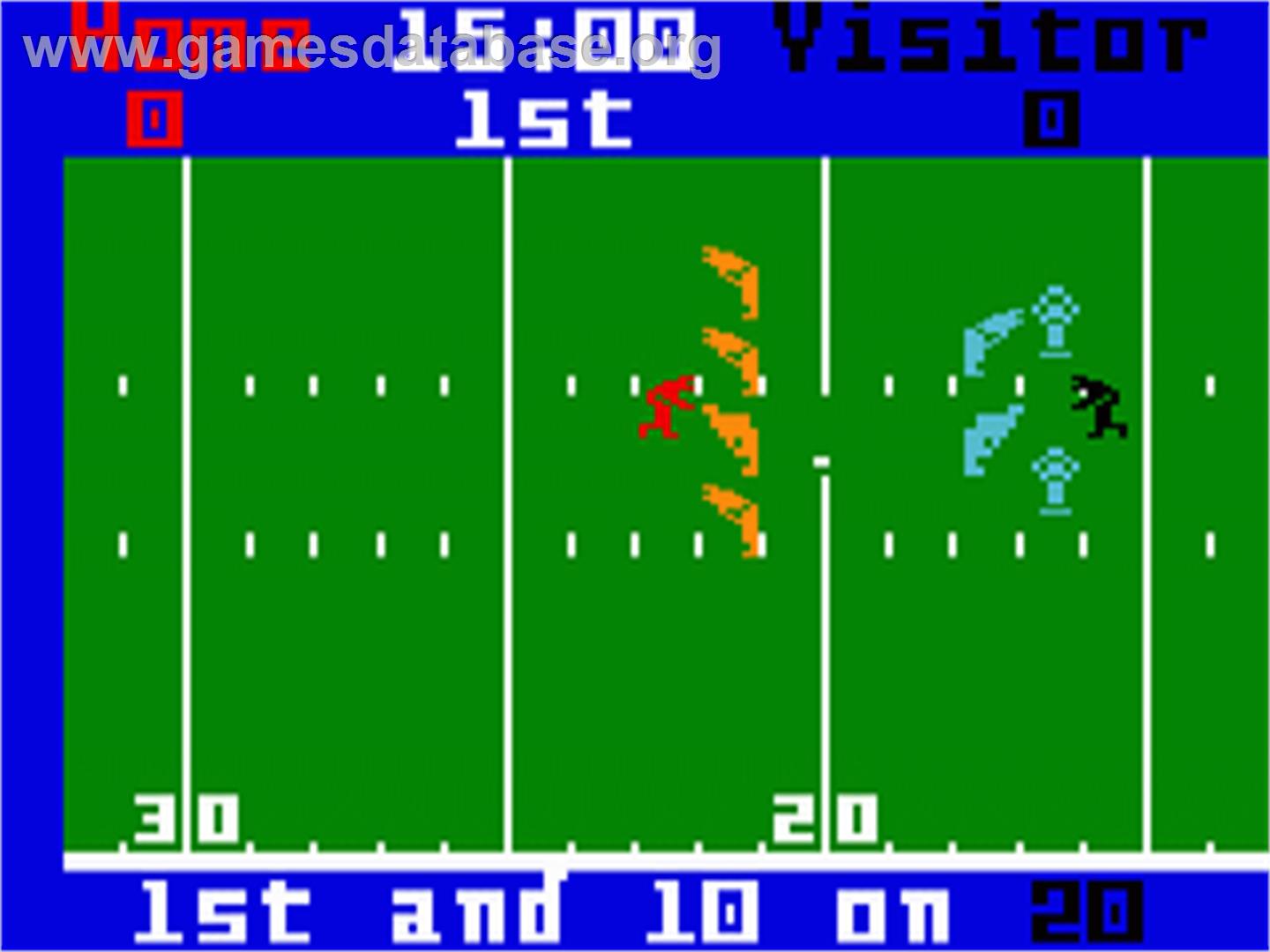 NFL Football - Mattel Intellivision - Artwork - In Game