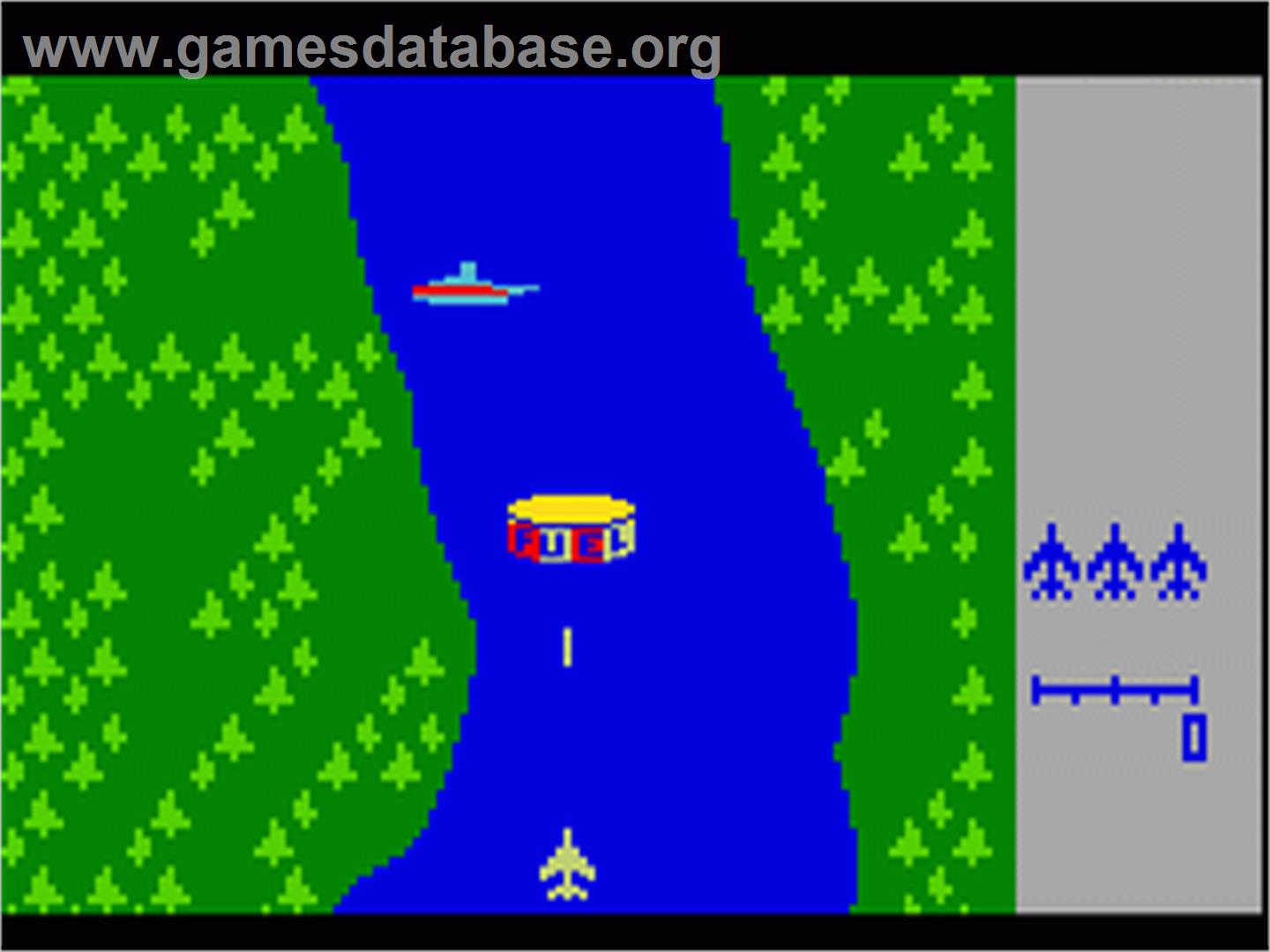 River Raid (Version 1) - Mattel Intellivision - Artwork - In Game