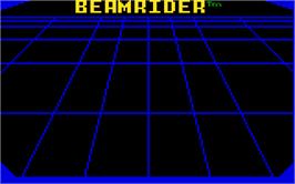 Title screen of Beamrider on the Mattel Intellivision.