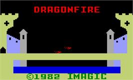 Title screen of Dragon Fire on the Mattel Intellivision.