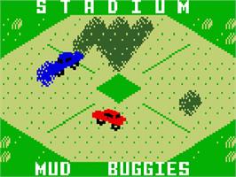 Title screen of Stadium Mud Buggies on the Mattel Intellivision.