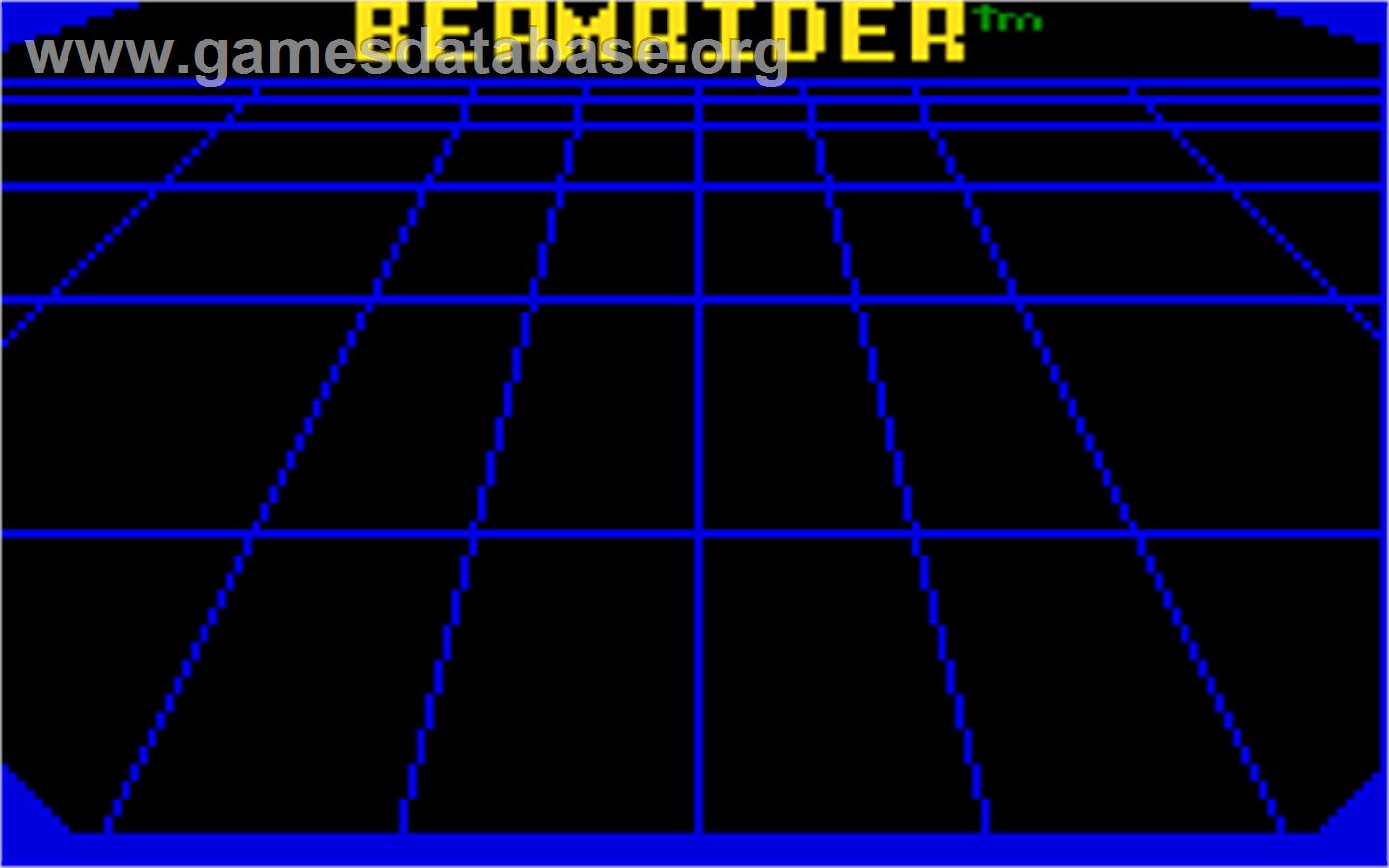 Beamrider - Mattel Intellivision - Artwork - Title Screen