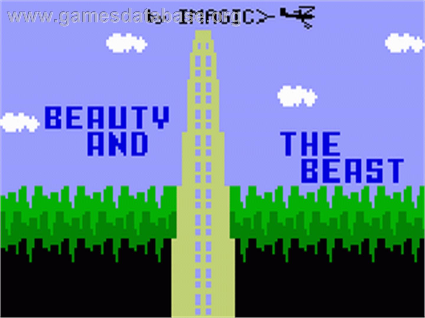 Beauty and the Beast - Mattel Intellivision - Artwork - Title Screen