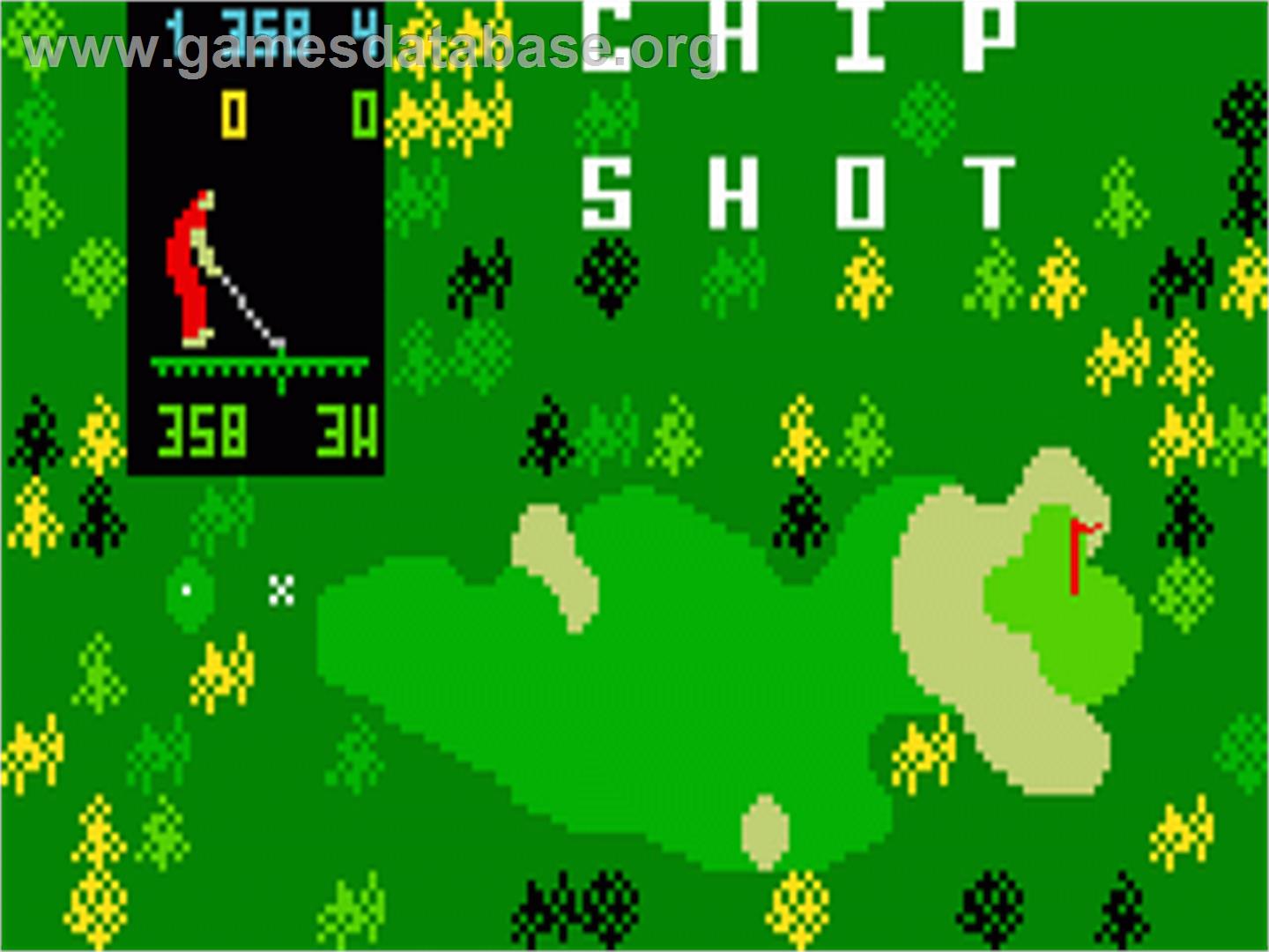 Chip Shot: Super Pro Golf - Mattel Intellivision - Artwork - Title Screen