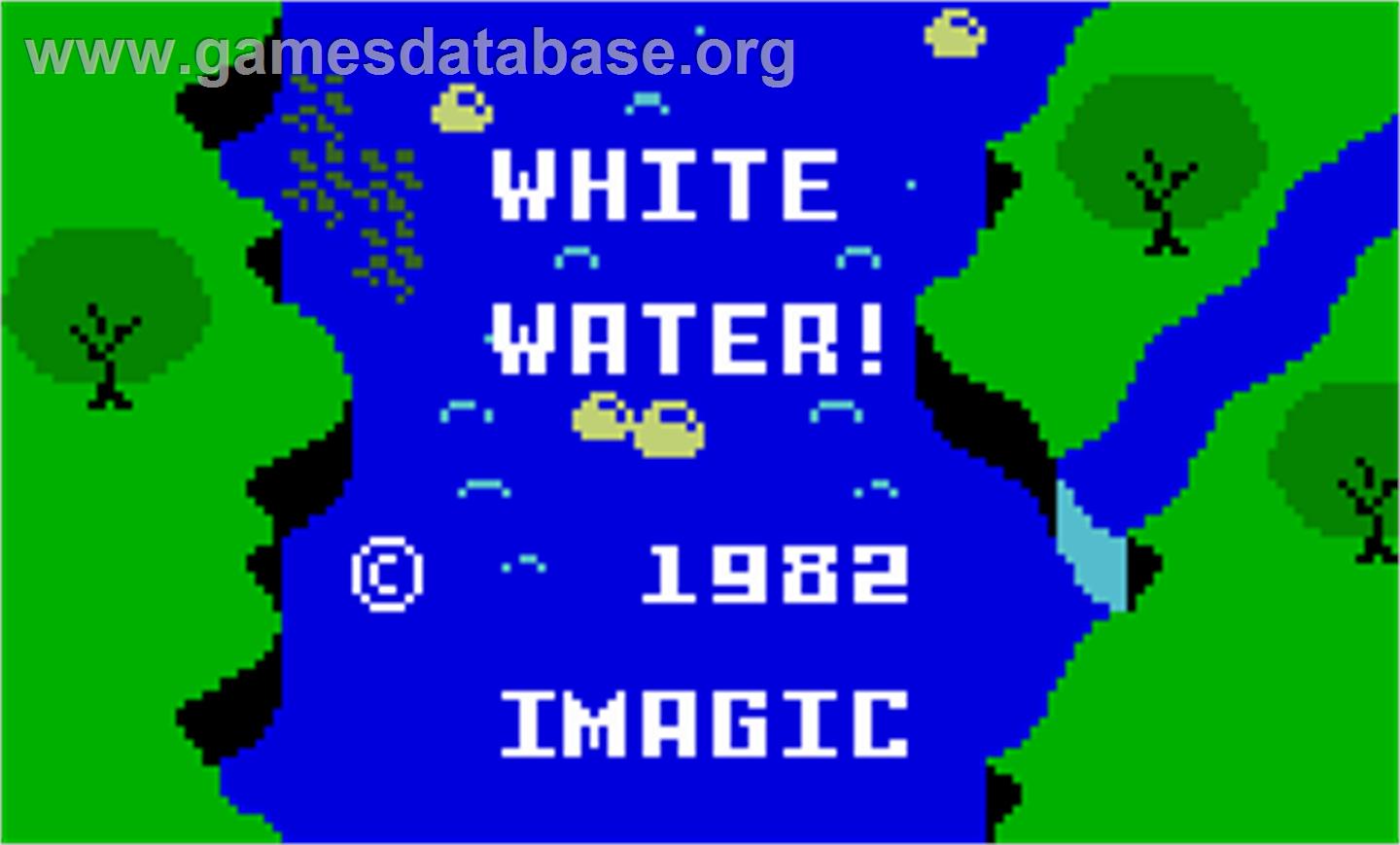 White Water - Mattel Intellivision - Artwork - Title Screen